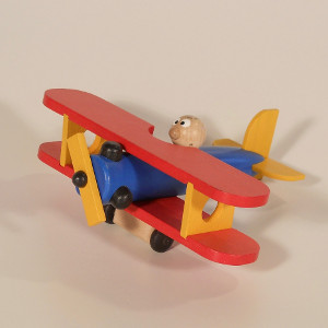 Biplane coloured